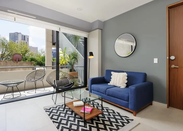 Majestic 1br With Balcony In Cuauhtemoc Apartment *