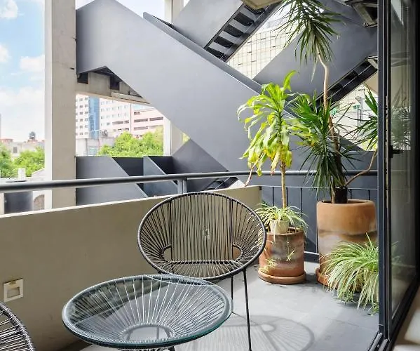 Majestic 1br With Balcony In Cuauhtemoc Apartment Mexico City